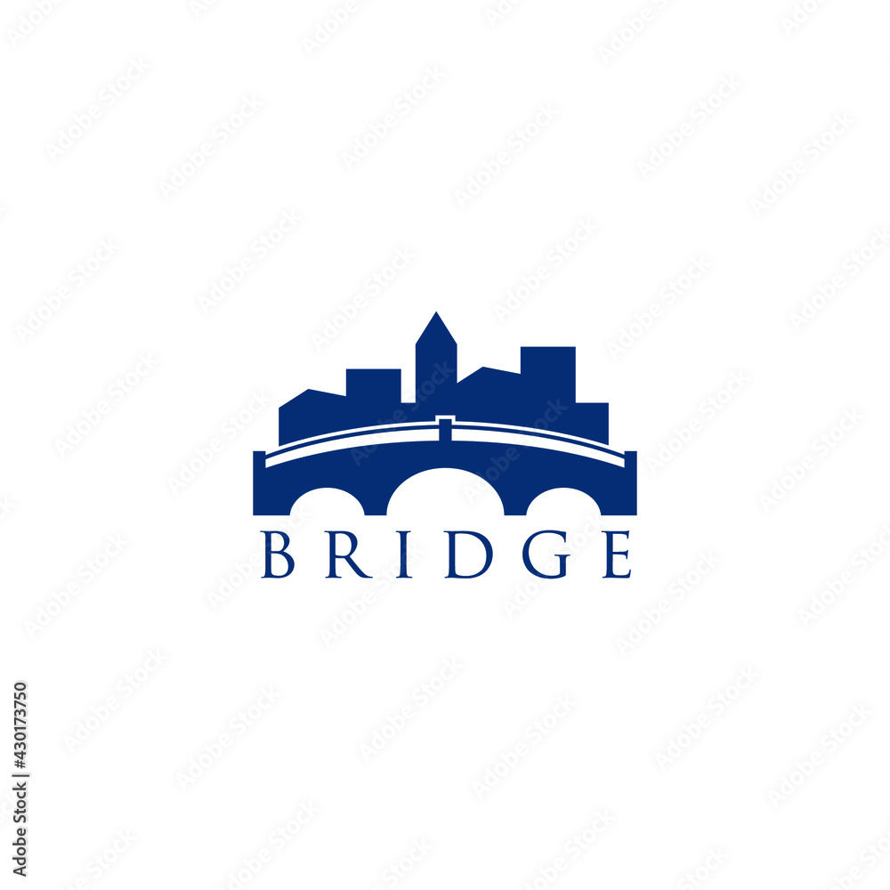 bridge icon company logo template
