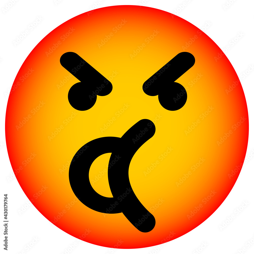 annoyed talking face circle annoyed talking face circle