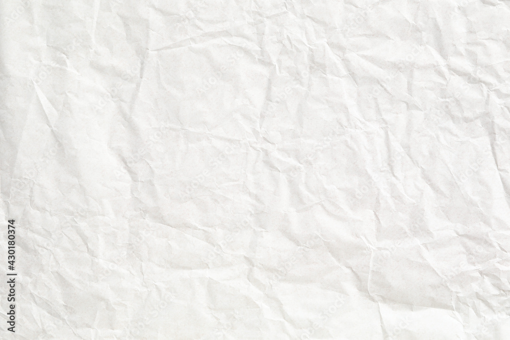Crumpled white paper with red stain background texture