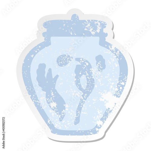 jar of spell ingredients grunge sticker