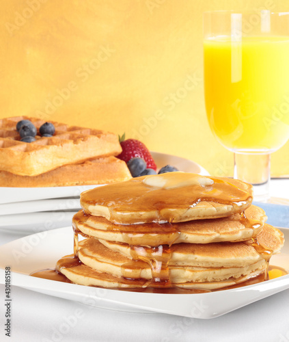 Breakfast images for the food industry.
