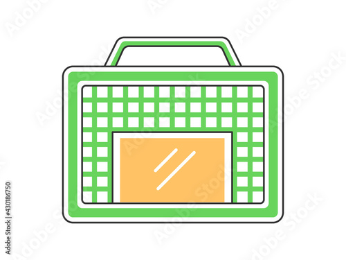 虫取りカゴのイラスト