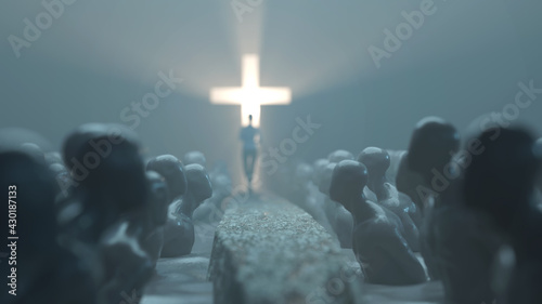 Fotografia way to god through the sea of sins
