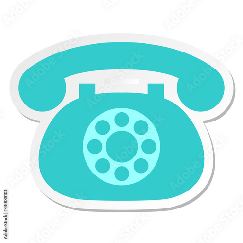 telephone sticker