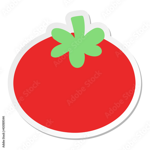 perfectly ripe tomato sticker