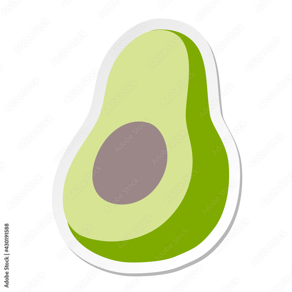 Avocado sticker Avocado sticker