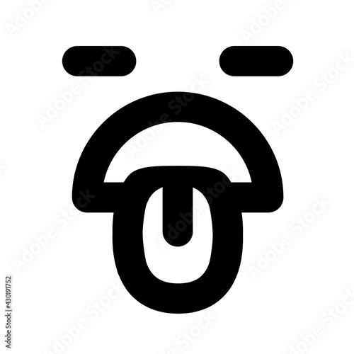 disgusted face icon
