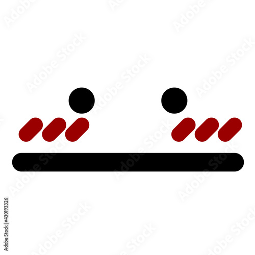 embarrassed and confused face icon
