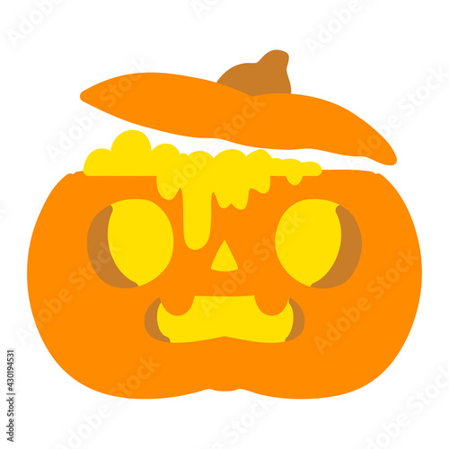 spooky halloween pumpkin
