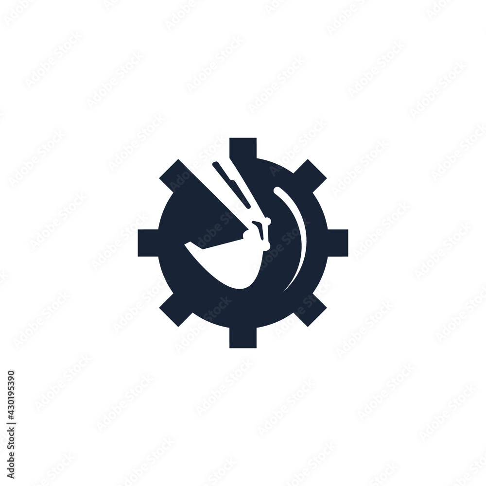 mining industry logo graphic design concept mining industry logo graphic design concept
