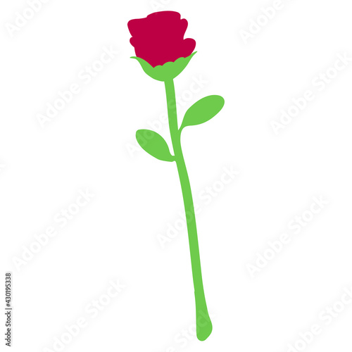 single rose