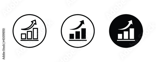 Chart, graph icon. Glyph Statistics graphs, charts, diagrams. Infographics, data analysis, stats tools icons button, vector, sign, symbol, logo, illustration, editable stroke, flat design style isolat