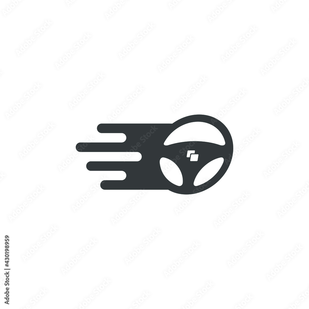 steering wheel icon vector illustration logo template steering wheel icon vector illustration logo template