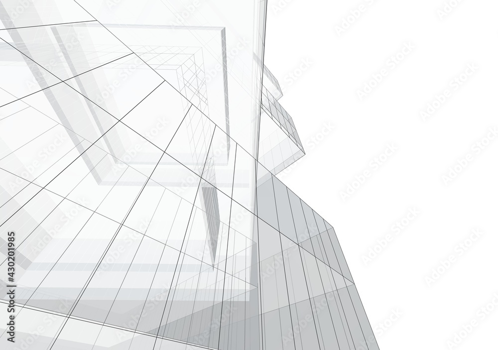 abstract architecture linear drawing abstract architecture linear drawing