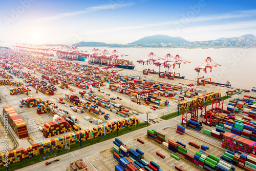 Shanghai Yangshan Port Container Terminal photo