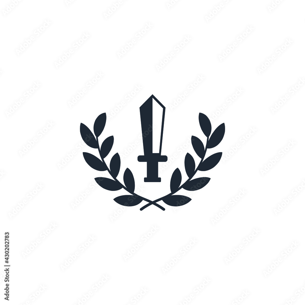 best sword icon symbol logo template best sword icon symbol logo template