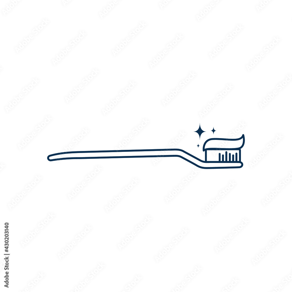 Obraz premium toothpaste icon symbol