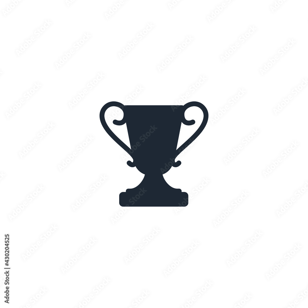 trophy icon champion symbol logo template trophy icon champion symbol logo template