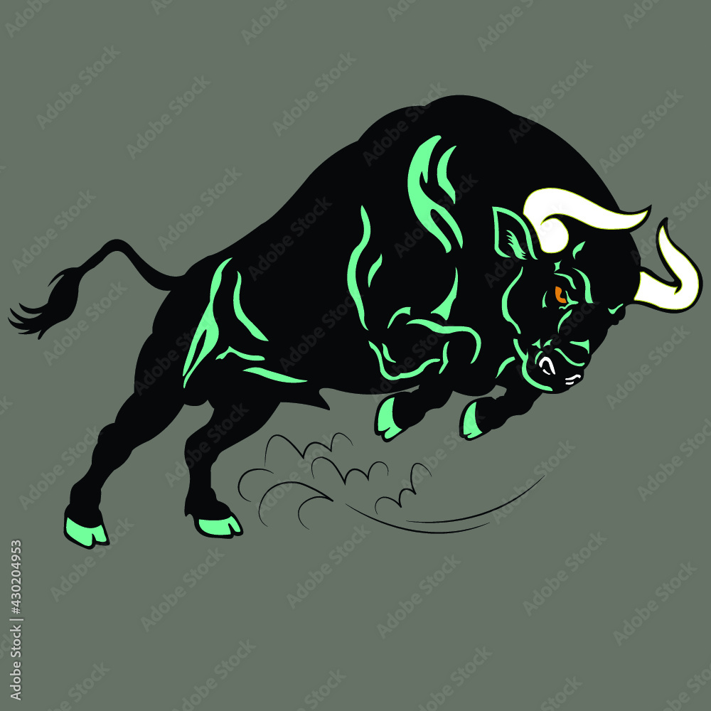 Bull Illustration Wildlife Animal 
