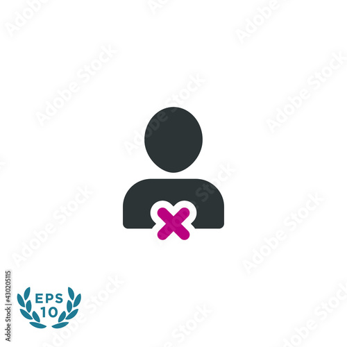 user rejected icon