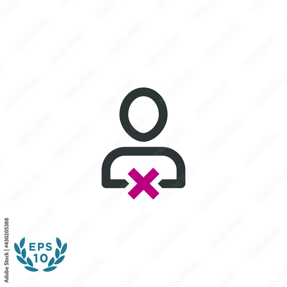 user rejected icon user rejected icon