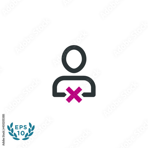 user rejected icon
