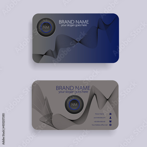corporate business card template design