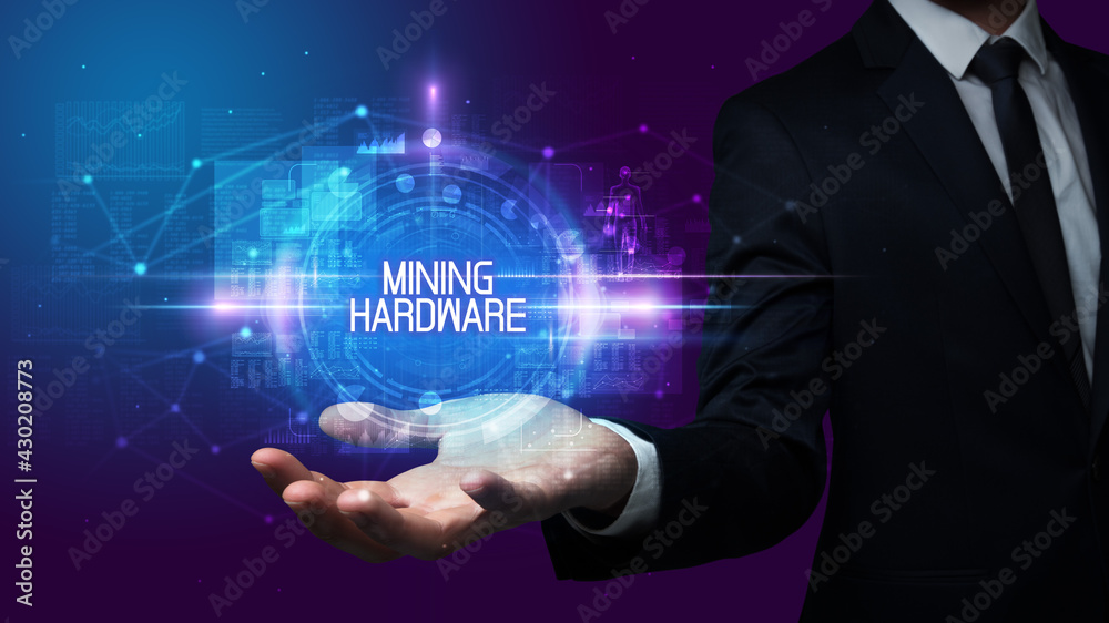 Man hand holding digital technology concept Man hand holding digital technology concept