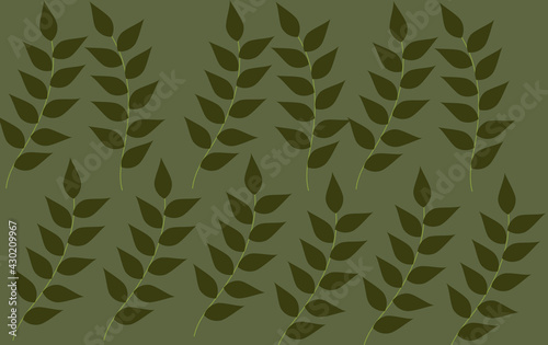 vintage pattern of leaves. patterned design. Suitable for flyers, logos and labels, home decor and paintings. Vector illustration.