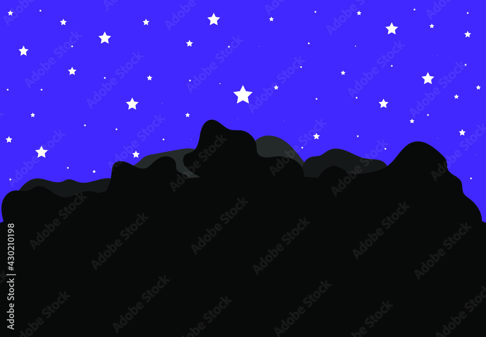 night sky illustration, wallpaper and background night sky illustration, wallpaper and background
