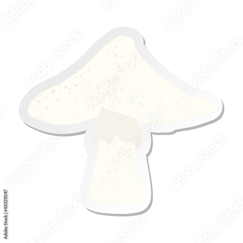 wild mushroom grunge sticker