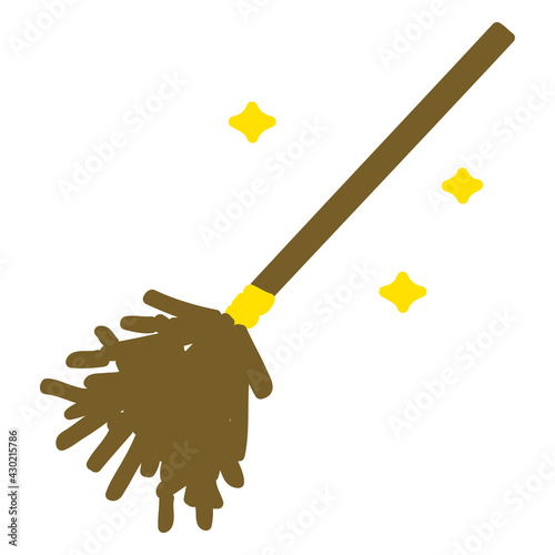 magic broomstick sweeping