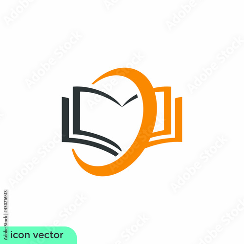 book icon education symbol