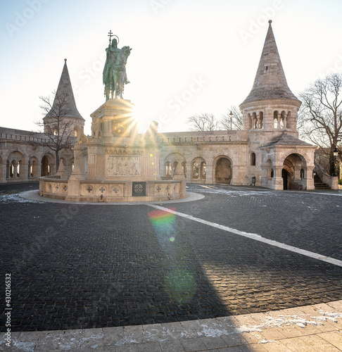 Fisherman's Bastion, Budapest in the morning