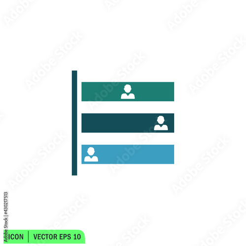 polling icon vector illustration simple design element