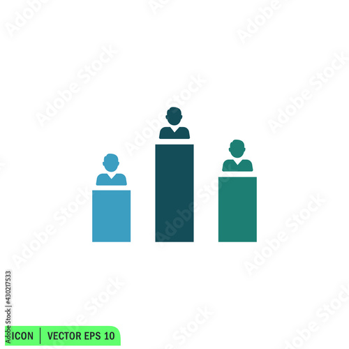 polling icon vector illustration simple design element