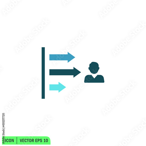 polling icon vector illustration simple design element