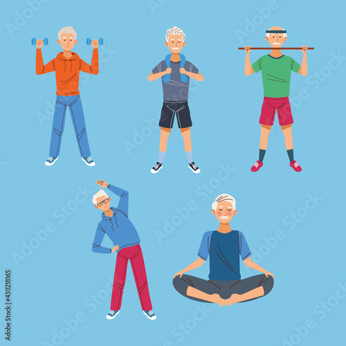 athletic five grandparents