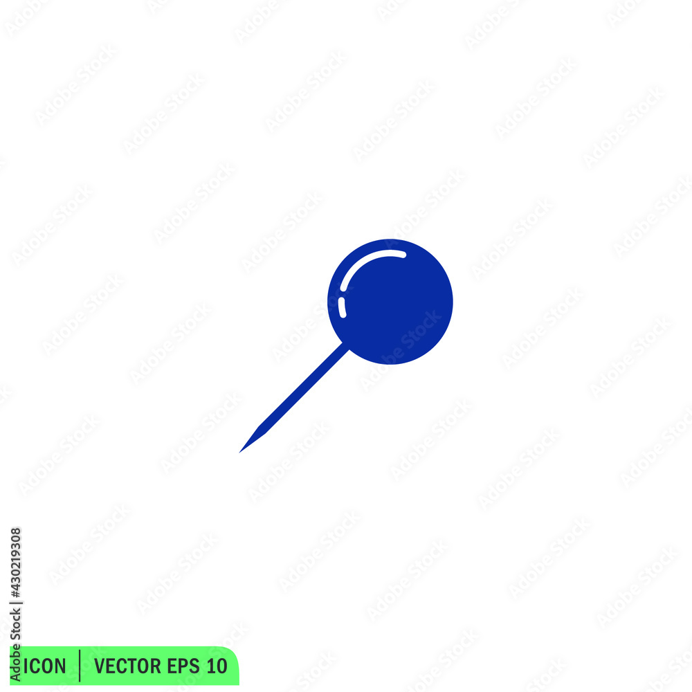 pushpin icon vector illustration simple design element pushpin icon vector illustration simple design element