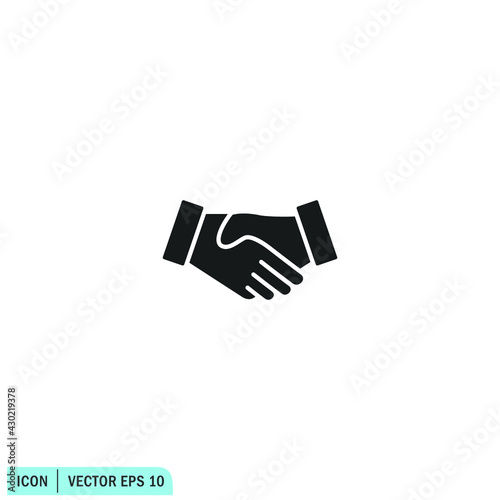 hand shake icon agreement symbol
