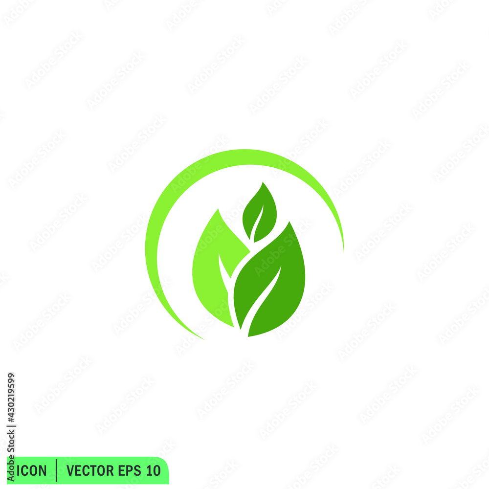 leaf ornamental simple design element