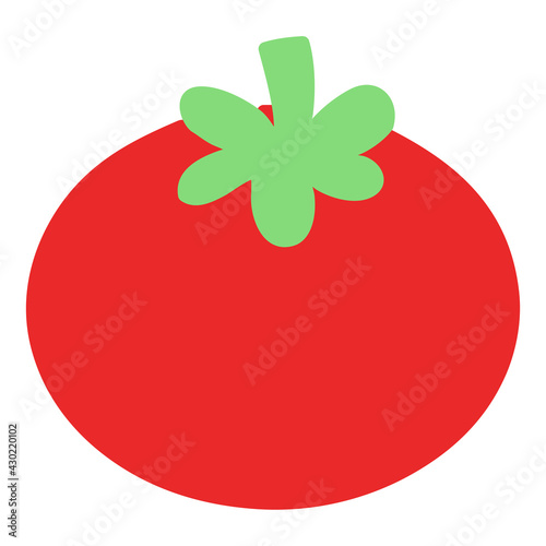perfectly ripe tomato