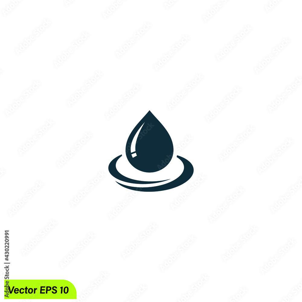 drop water icon vector illustration simple design element drop water icon vector illustration simple design element