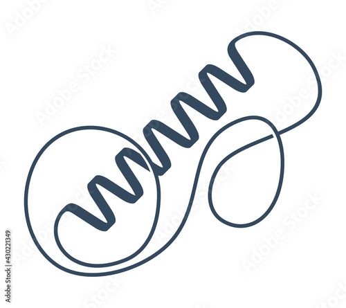 Protein structure flat simple icon
