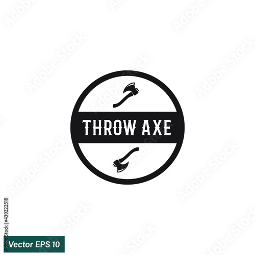 throw axe icon fire department icon vector illustration simple design element