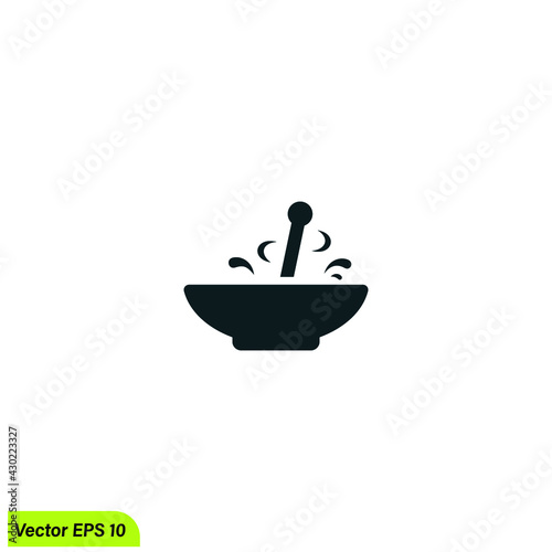 bowl ceramic icon vector illustration simple design element