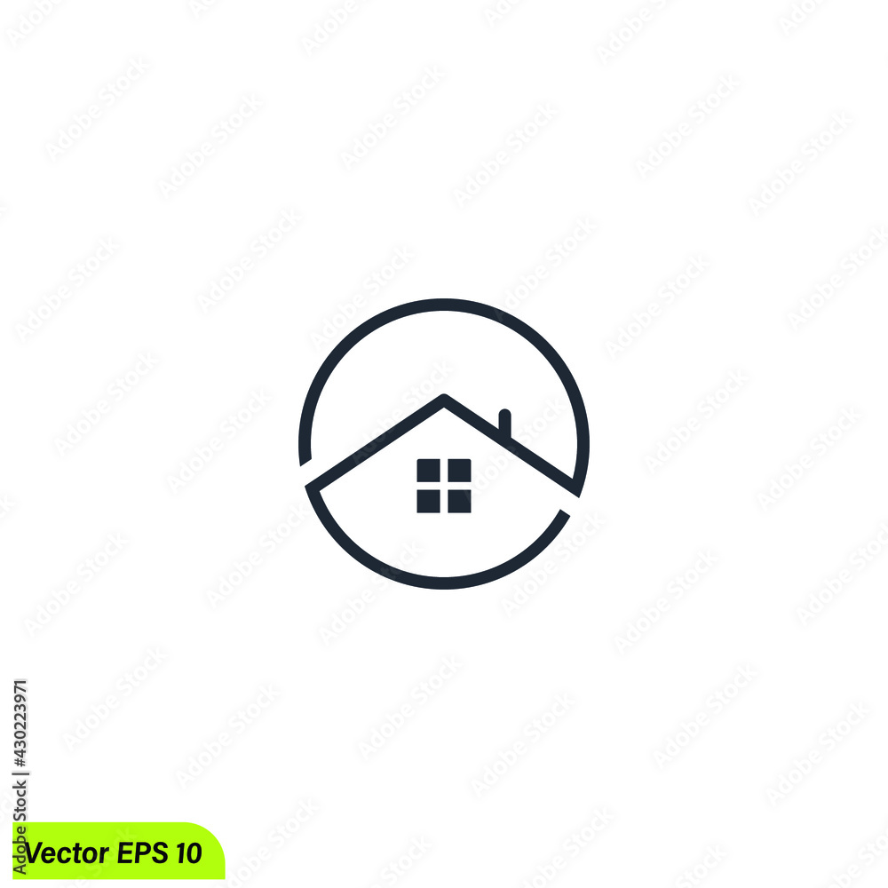 real estate building icon vector illustration logo template real estate building icon vector illustration logo template