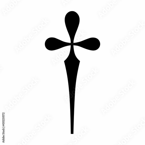 Dagger sign icon