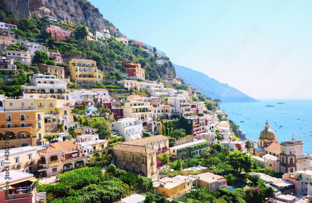 Beautiful Positano, Amalfi coast, Italy