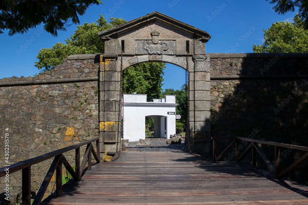 Fototapeta premium Portal bairro histórico
